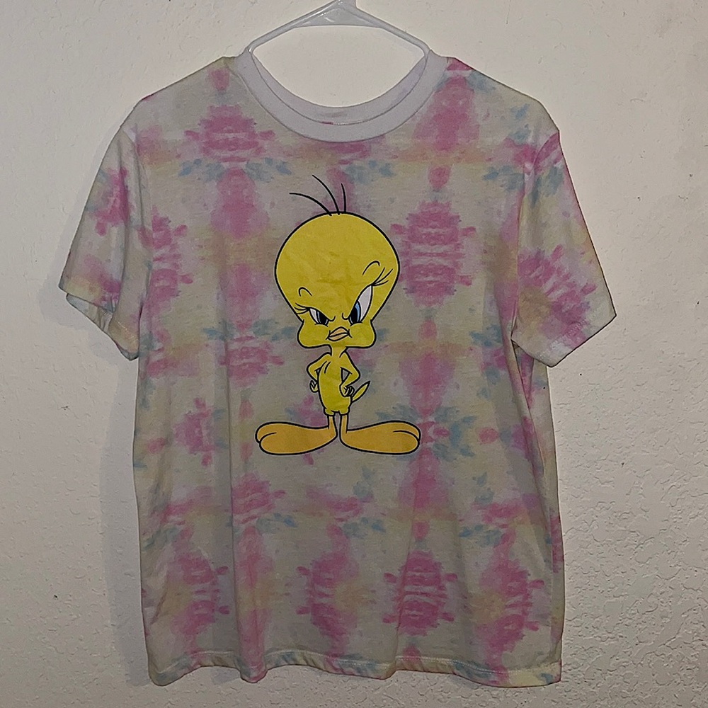 Vintage Tie Dye Tweety Bird Shirt